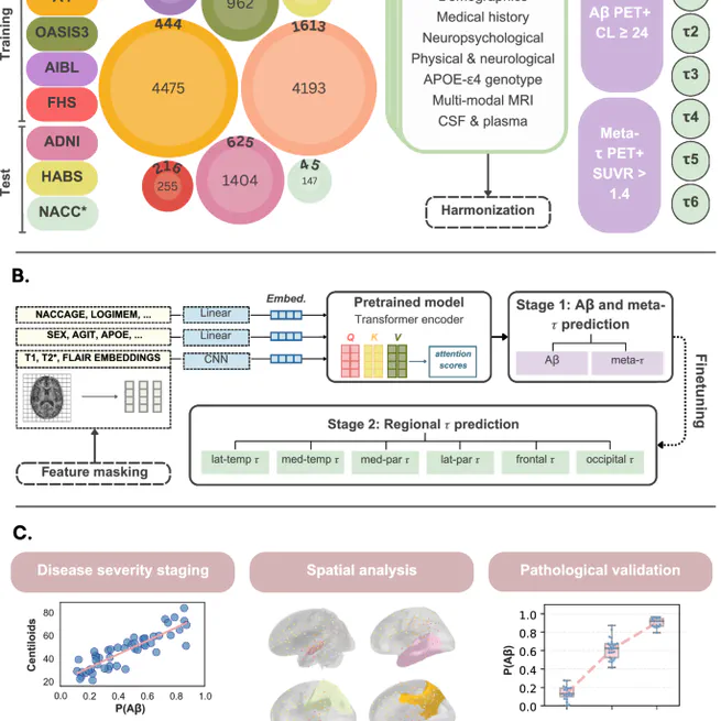 AI-driven fusion of multimodal data for Alzheimer’s disease biomarker assessment